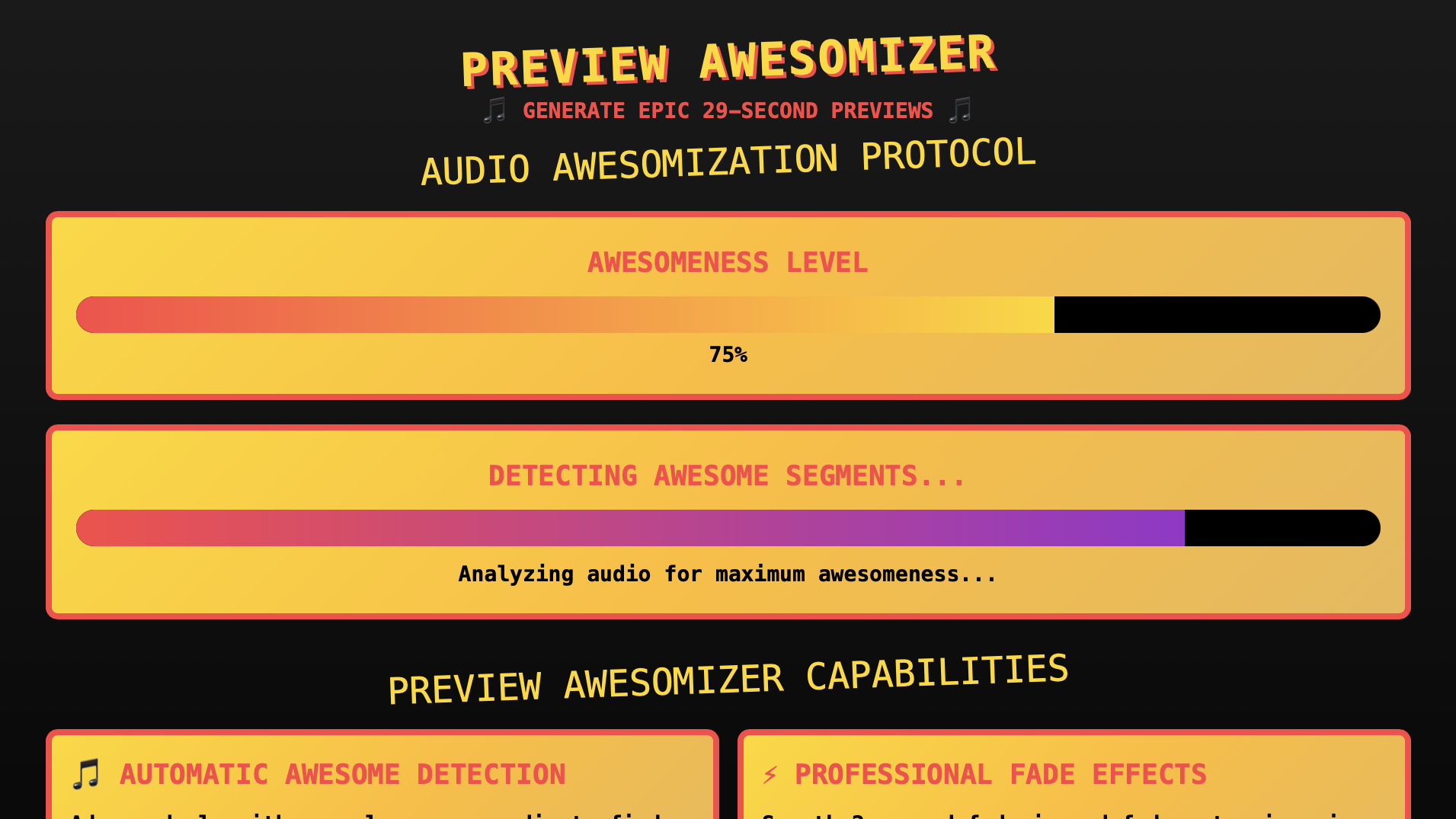 Preview Awesomizer